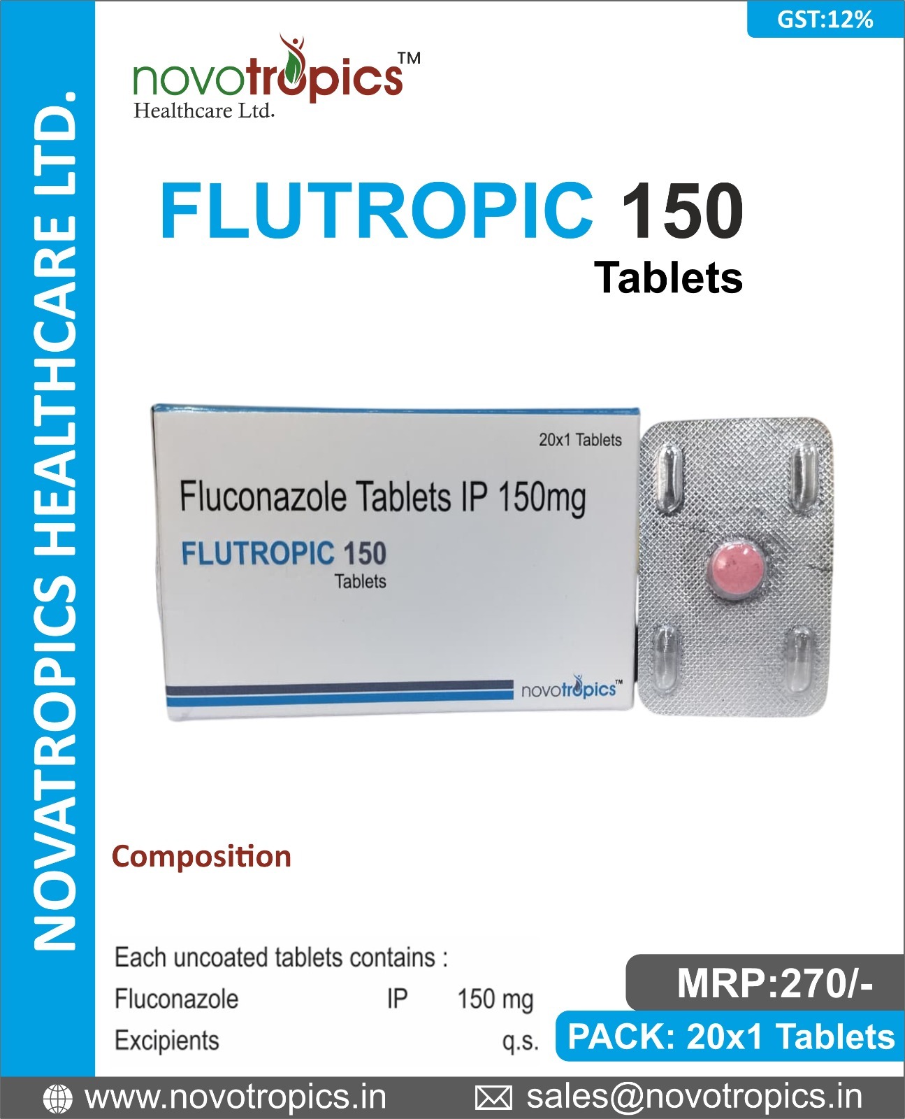 FLUTROPIC 150 Tablets